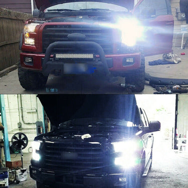 6000K LED Headlight Kit Hi/Lo + Fog Lights 9005 H11+9145K for Ford F-150 2015-2019 U.S. Part One